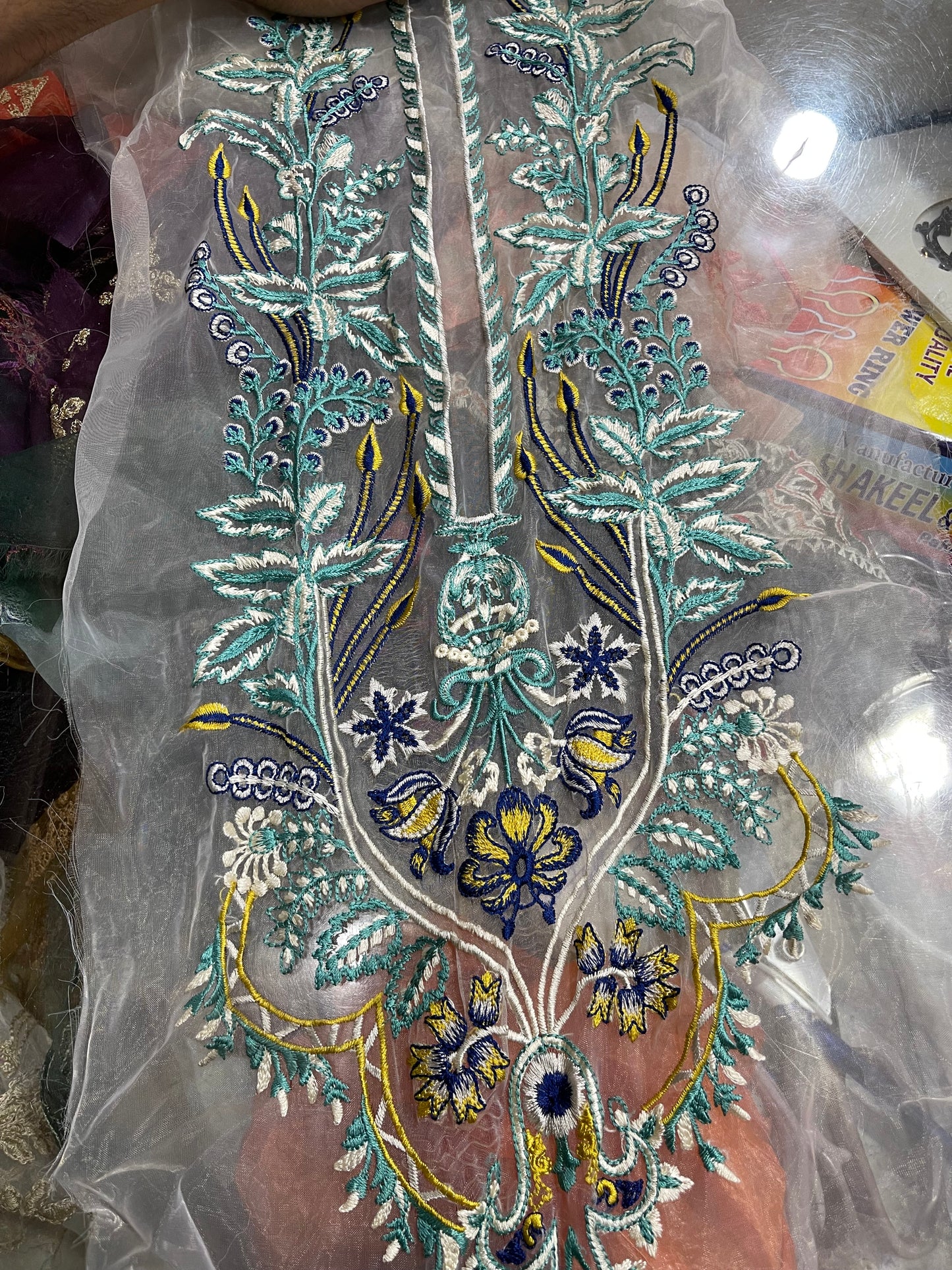 Multi Embroidery Neck