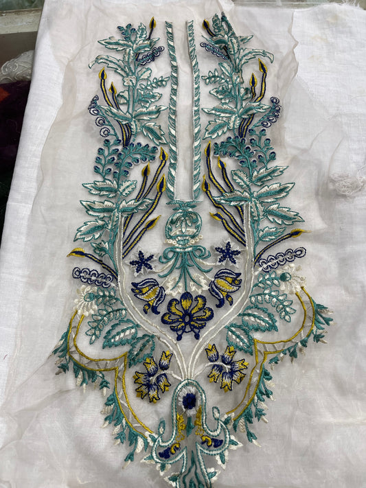 Multi Embroidery Neck