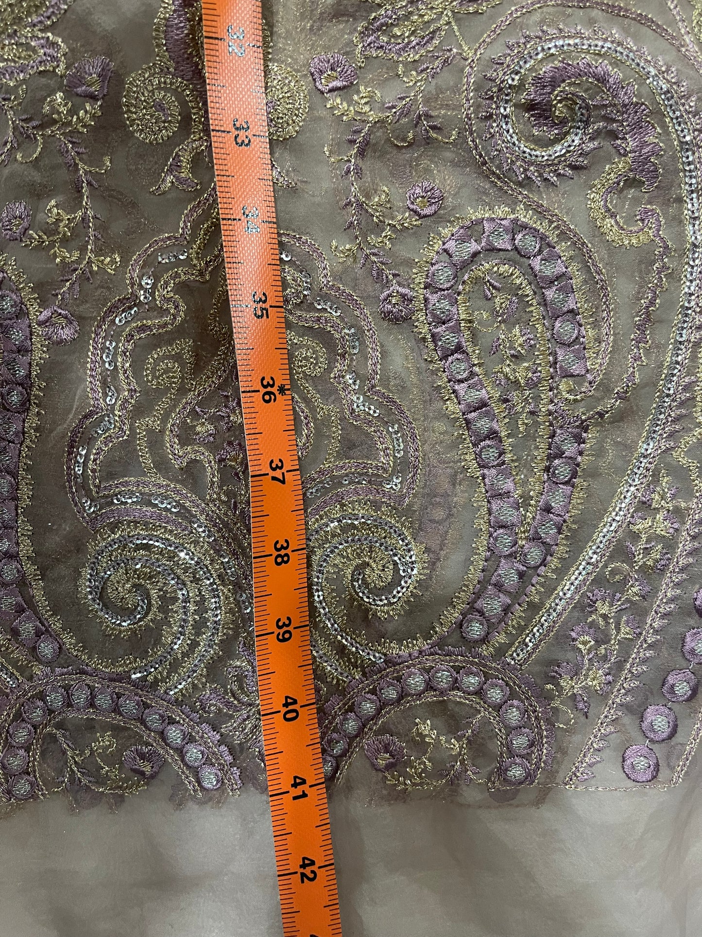 Embroidery Front Short