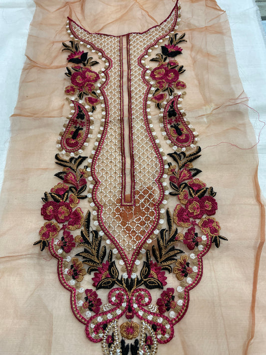 Embroidery Neck